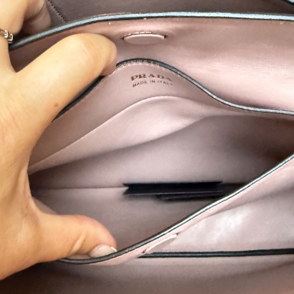 Prada Saffiano Cuir Medium Double Bag Black - Picture 10 of 11